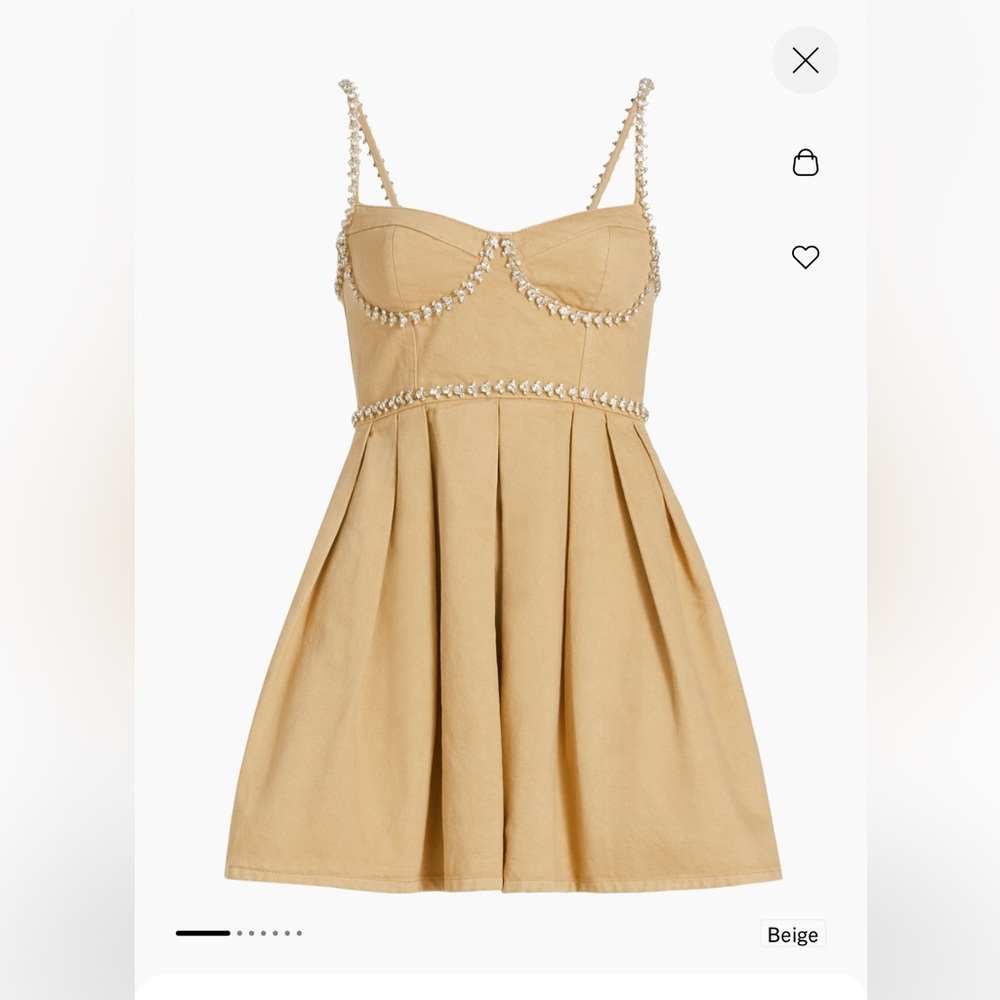 Beige self portrait  Dress